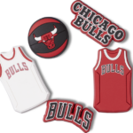 crocs 10 | NBA CHICAGO BULLS 5 PACK by Crocs