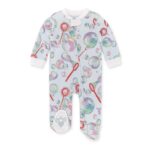 ly30485 ran bubbles sleep and play 3 | Bubbles Organic Cotton Pajamas - Newborn by Burt's Bees Baby