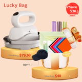 [Lucky Bag]Hat Heat Press Machine &Grab Bag (Baseball Cap Blank + HTV Materials + Random Tools≥40＄) by HTVRONT