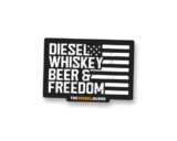 Diesel Whiskey Beer & Freedom Sticker by The Diesel Dudes