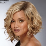 Laurette Mid-Length Wavy Bob Wig with Hand-Tied Part by Especially Yours® by Especially Yours